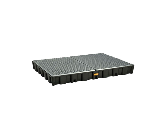 Drip tray 120x80*18 cm 120 L with steel grates