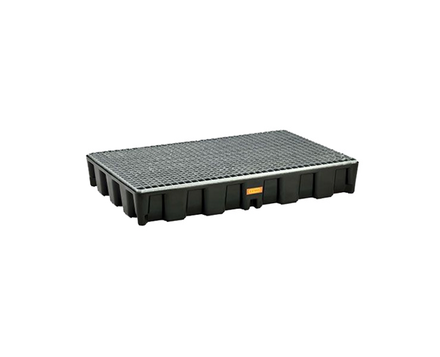 Drip tray 160X120*18 250 liters with steel grates