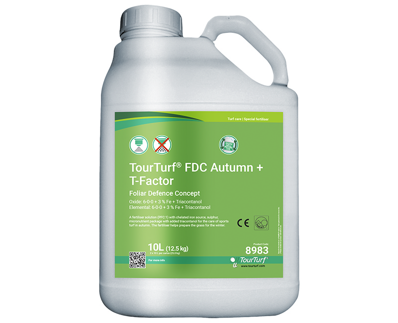 TourTurf® FDC Autumn Foliar Defence Concept  6-0-0 + 3% Fe