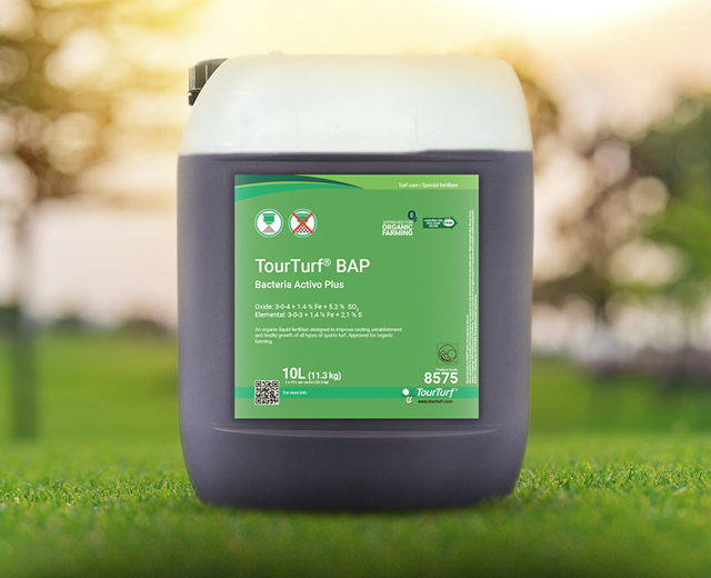 TourTurf® BAP Bacteria Activo Plus 3-0-3 + 1% Fe