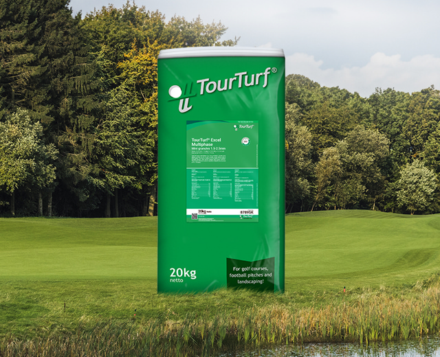 TourTurf® Excel Multiphase  18-4-8 + 1% MgO (Tee Grade)