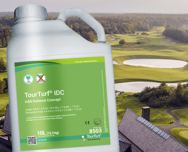 TourTurf® IDC Infill Defence Concept  9-0-0 + 4% Fe