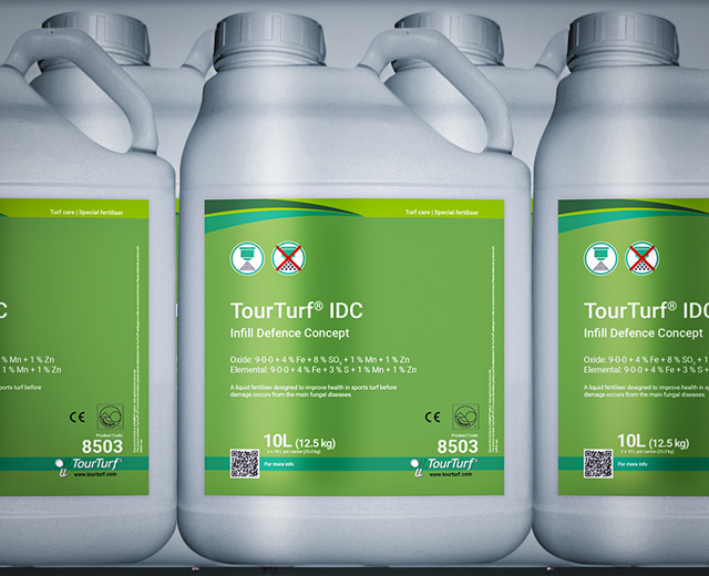 TourTurf® IDC Infill Defence Concept  9-0-0 + 4% Fe