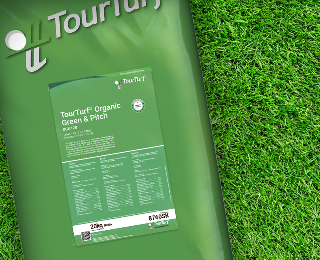 TourTurf® Organic Green & Pitch  13-3-10 + 2% MgO (Tee Grade)